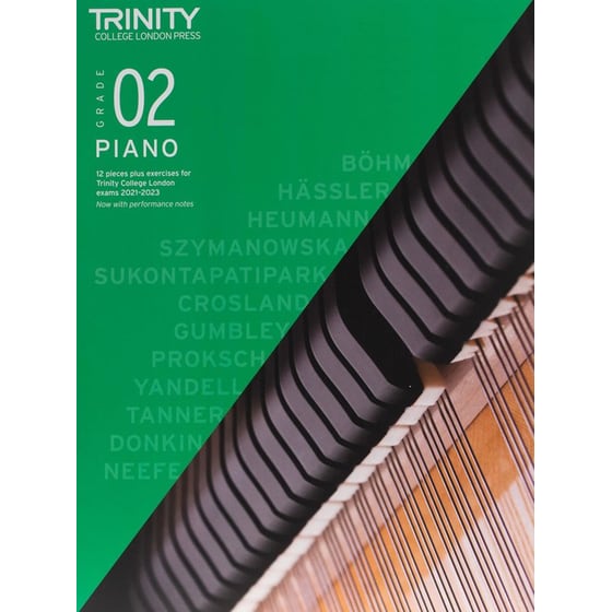 Trinity College London Piano Exam Pieces Plus Exercises From 2021: Grade 2 image 0