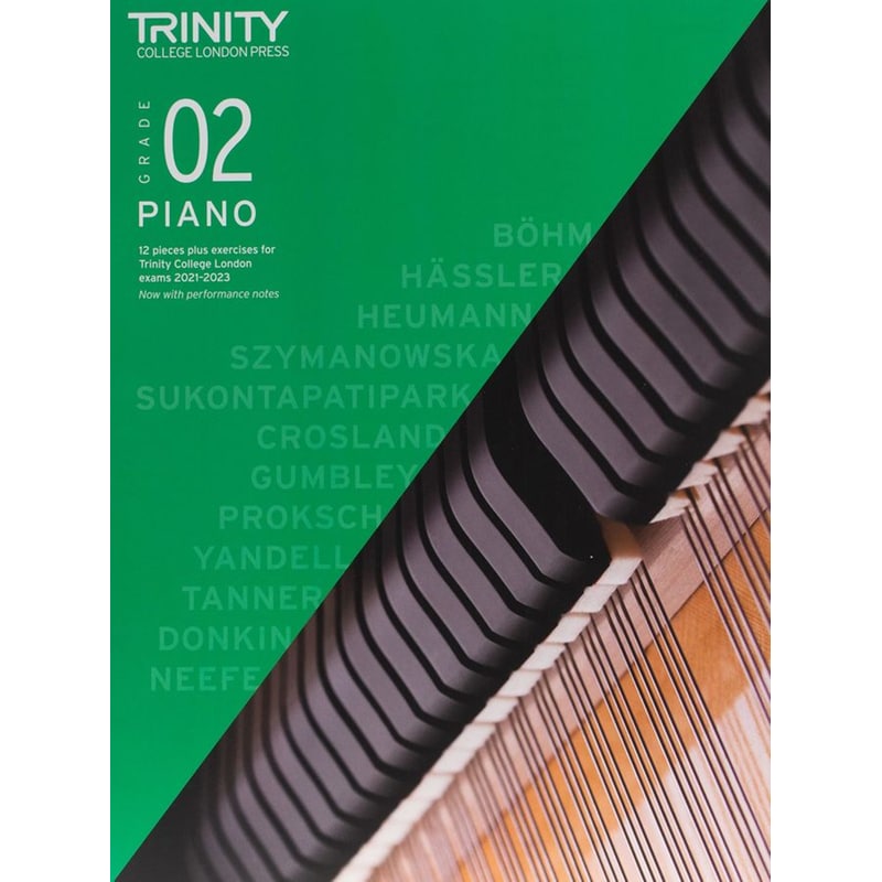 Trinity College London Piano Exam Pieces Plus Exercises From 2021: Grade 2