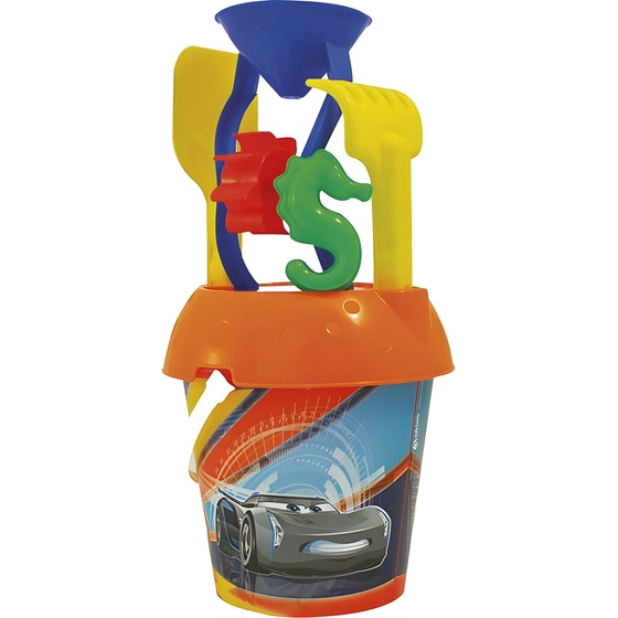 Σετ Παιχνίδι Παραλίας Κουβαδάκι με Νερόμυλο Adriatic Cars - Πορτοκαλί image 0