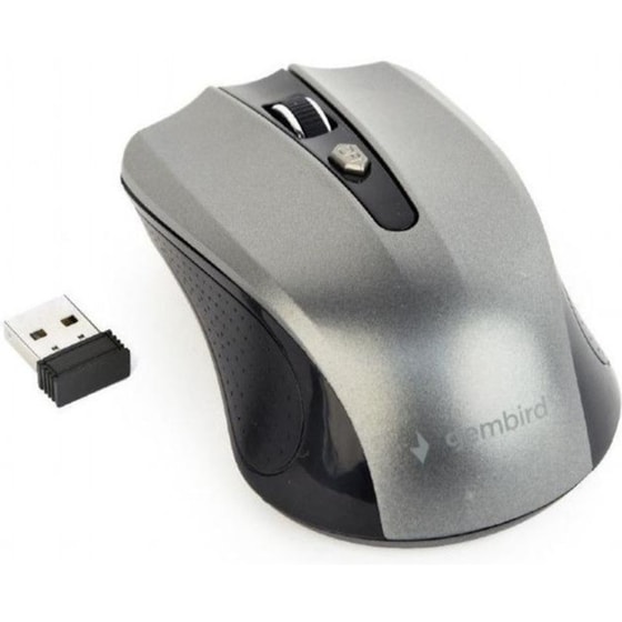 Gembird W4B04BG Ασύρματο Ποντίκι Black/Spacegrey image 0