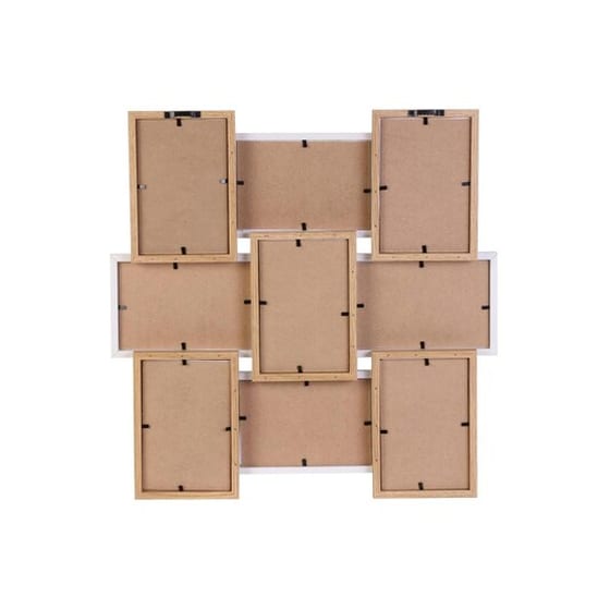 Κορνίζα Τοίχου Aria Trade Ξύλινη 44x3x44.5 cm - Καφέ/Λευκό image 2