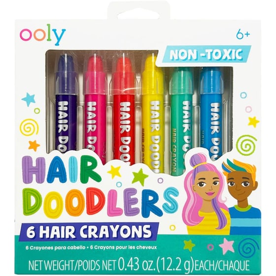Κηρομπογιές Μαλλιών Ooly (6 Τεμάχια) image 0