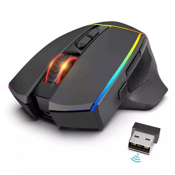 Redragon M814 RGB Pro Gaming Ασύρματο Ποντίκι - Black image 2