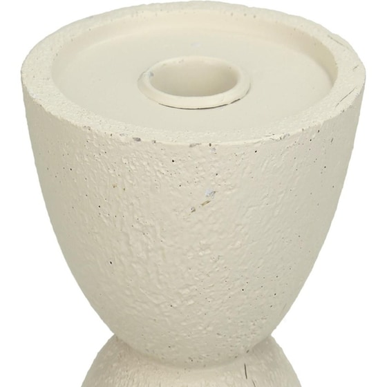 Κηροπήγιο ArteLibre Στολίδι Ιβουάρ Polyresin 11 x 11 x 15 cm image 1