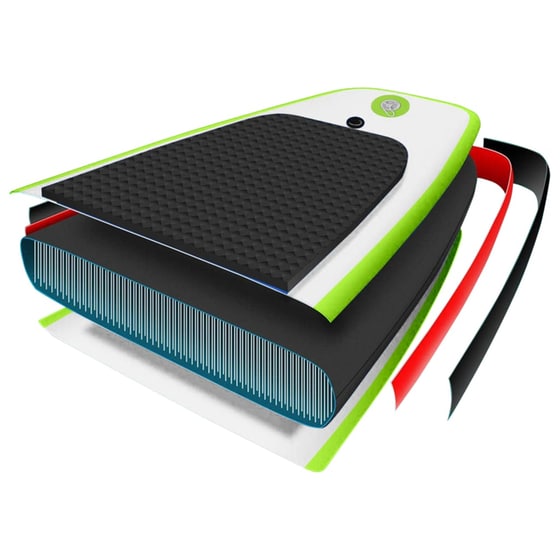 Φουσκωτή Σανίδα SUP VidaXL 330 x 72 cm - Πράσινη image 5