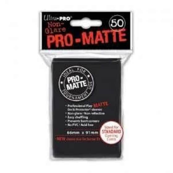 Ultra Pro - Pro Matte Standard 50 Sleeves Black image 0