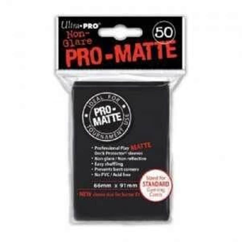 Ultra Pro – Pro Matte Standard 50 Sleeves Black