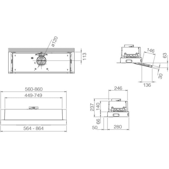 ELICA CIAK 2.0 GR/A/90 90 cm Inox Απορροφητήρας Μηχανισμός Απορρόφησης image 3