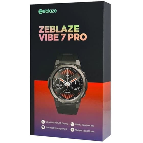 Smartwatch ZeBlaze Vibe 7 Pro 36mm  - Μαύρο image 1