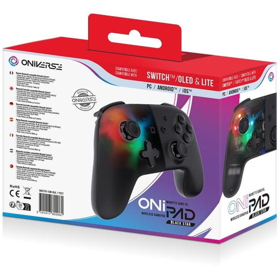 Oniverse Onipad Wireless - Χειριστήριο Nintendo Switch - Μαύρο image 7