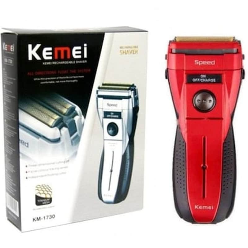 Ξυριστική Μηχανή KEMEI KM-1730 Προσώπου Επαναφορτιζόμενη