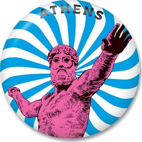 Μαγνήτης GNF THINKOFGREECE Ποσειδών 3.8 cm image 0