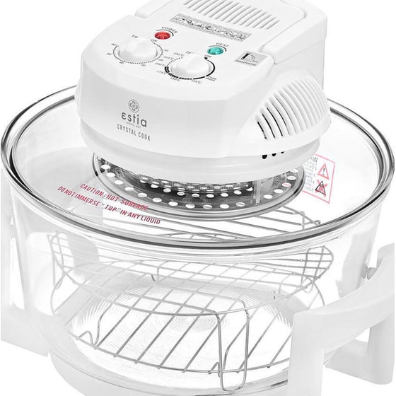 Φουρνάκι Ρομπότ  ESTIA CRYSTAL COOK 1400 W 12 L Λευκό image 1