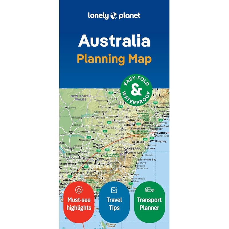 Lonely Planet Australia Planning Map