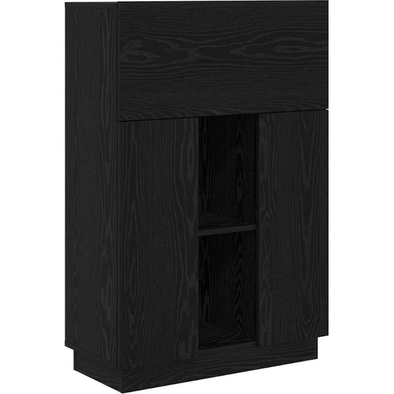 Γραφείο VidaXL από Επεξεργασμένο Ξύλο 71,5x31,5x106,5 cm - Μαύρη Οξιά