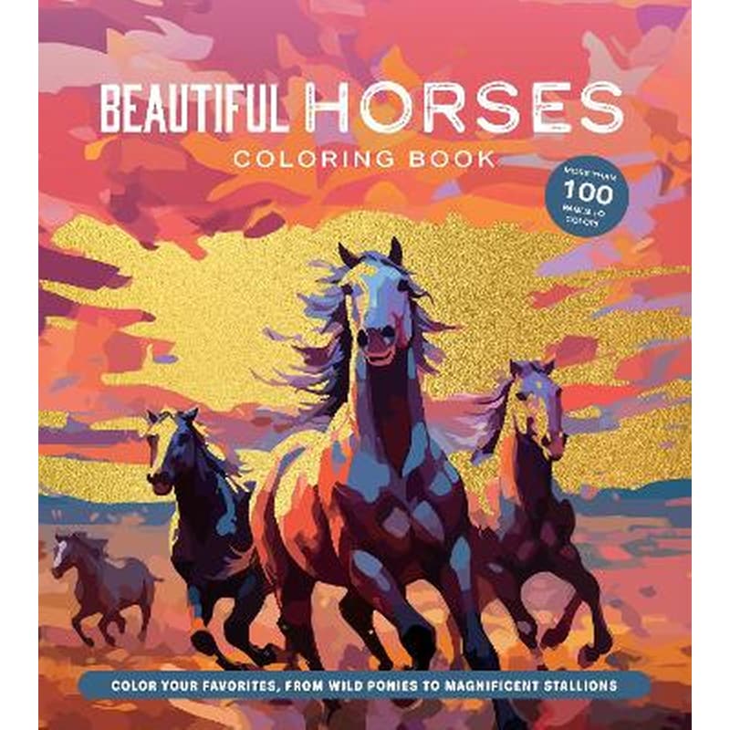 Beautiful Horses Coloring Book