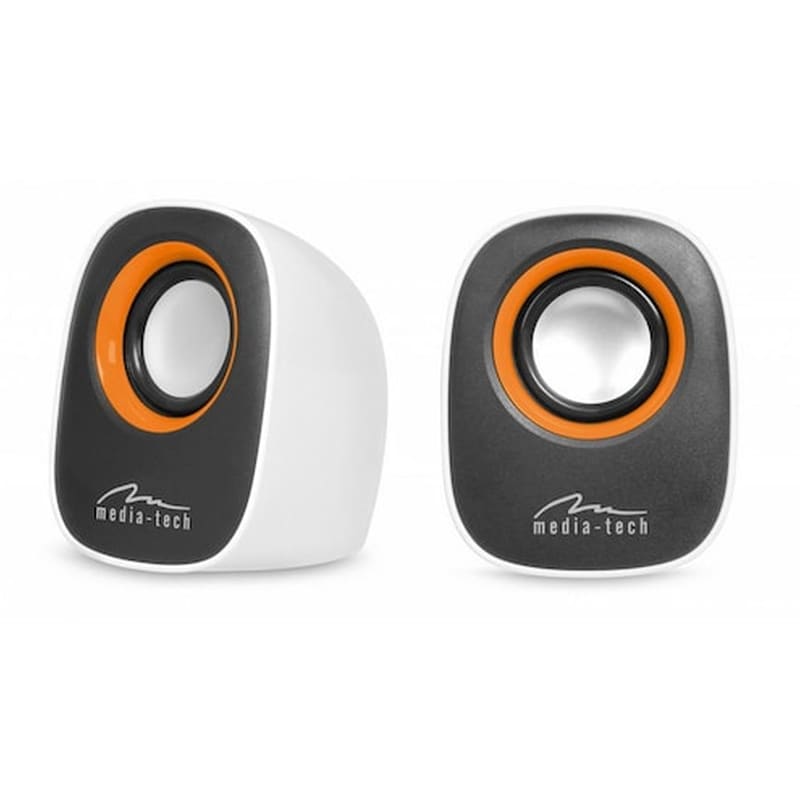 Ηχεία 2.0 Media-Tech Mt3137 6W - Black/orange