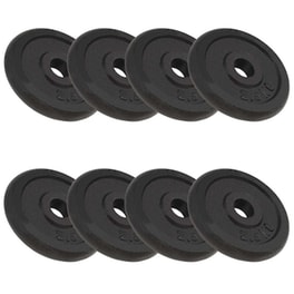Δίσκοι VidaXL 2.5 kg για Μπάρα  Ø30 mm (8 Τεμάχια)