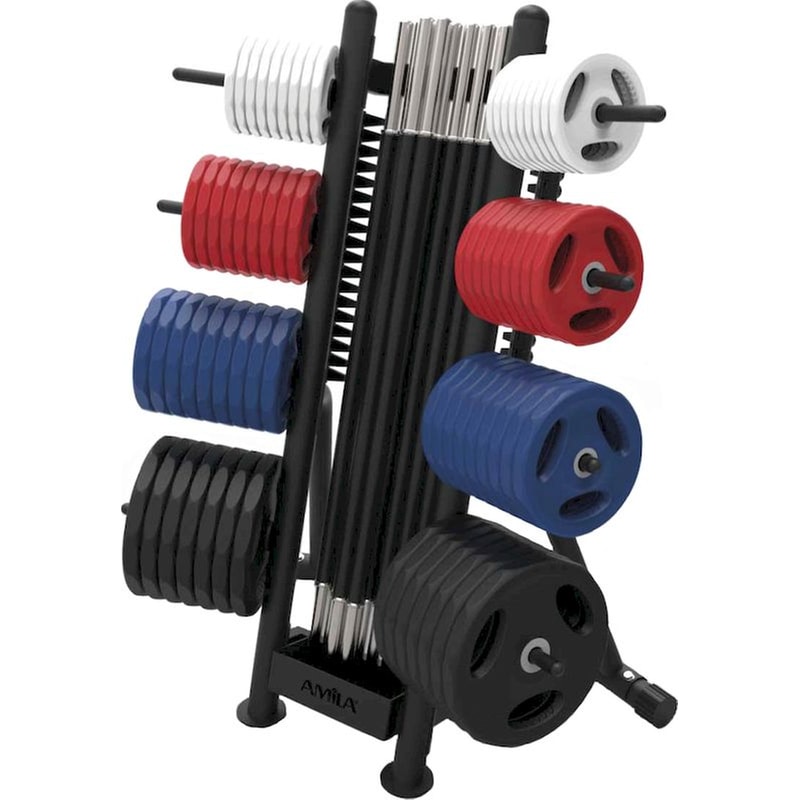 AMILA Βάση για 12 Body Pump Σετ Φ30/ Φ40mm Amila 91352 Επιδαπέδια 113x56x85cm