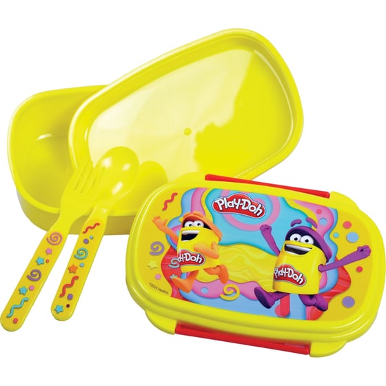 Φαγητοδοχείο με Κουτάλι και Πιρούνι Gim Play-Doh 500 ml image 1