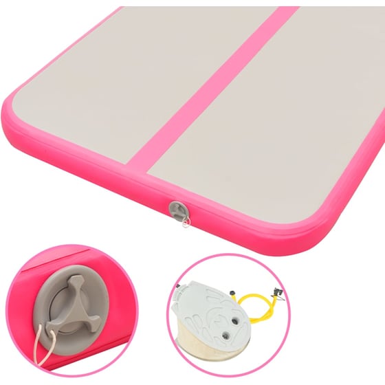 Στρώμα Γυμναστικής VidaXL από PVC 400x100x10 cm - Ροζ image 5