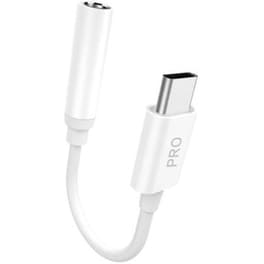 Αντάπτορας Dudao Converter USB-C σε Headphones 3.5 Jack Female - Λευκό
