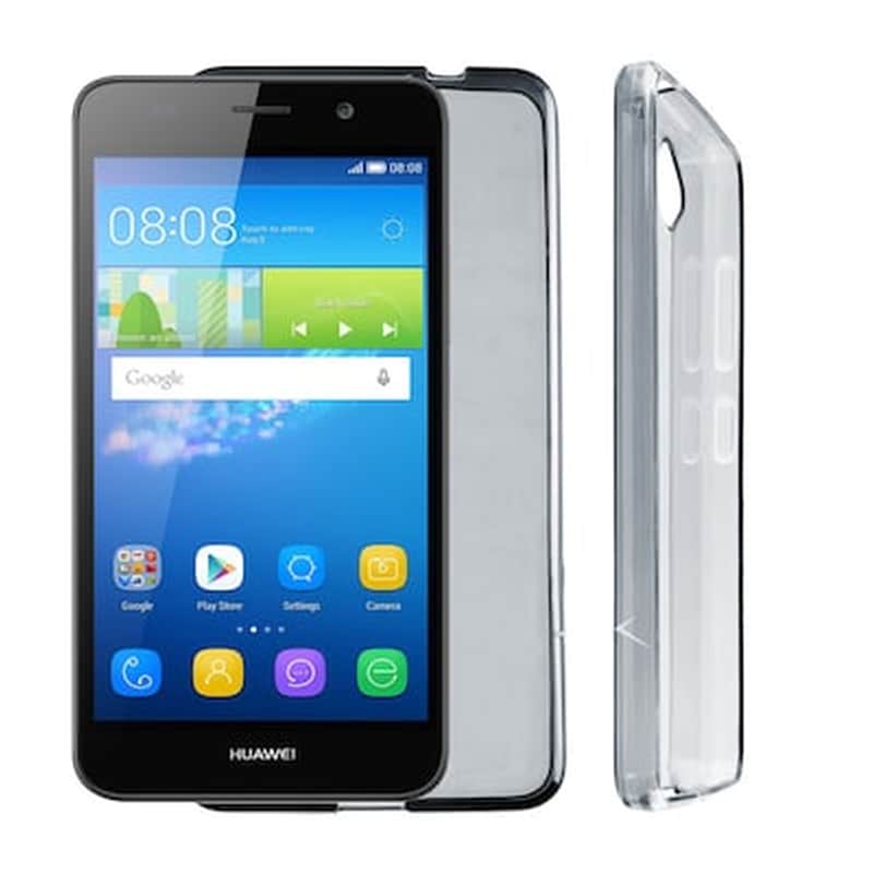 Θήκη Huawei Y6 - Volte-Tel SlimColor TPU - Διάφανο Γκρι