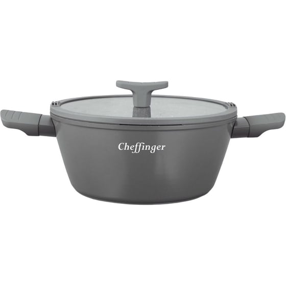 Κατσαρόλα CHEFFINGER CSP28 28 cm Γκρι image 0