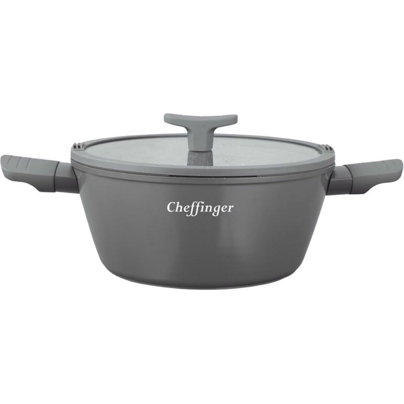 Κατσαρόλα CHEFFINGER CSP28 28 cm Γκρι