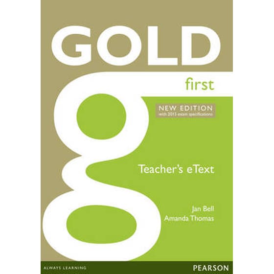 Gold First New Edition eText Teacher CD-ROM image 0