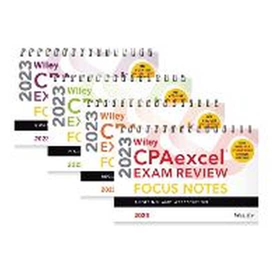 Wiley's CPA 2023 Focus Notes: Complete Set image 0