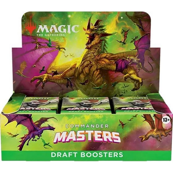Magic The Gathering Draft Booster Box (24 Boosters) - Commander Masters image 0