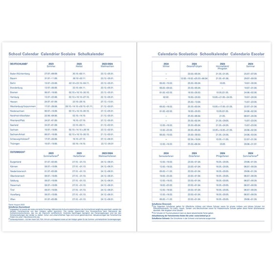 Ημερολόγιο  Letts 2023-2024 Ημερήσιο Ακαδημαϊκό Α6 Paisley (3 σχέδια -1 τεμάχιο) image 5