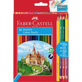 Ξυλομπογιές Fabel Castell 36 Τεμάχια + Μολύβι + Ξύστρα