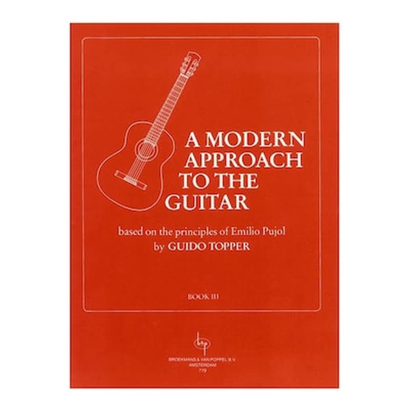 B&P Βιβλίο Για Κλασσική Κιθάρα B-p Topper - A Modern Approach To The Guitar, Book 3