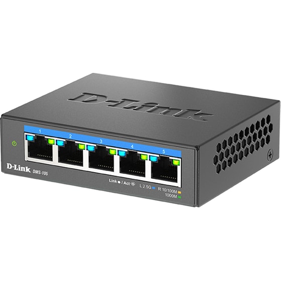 D-Link DMS-105/E 2.5G Multi Gigabit Unmanaged Network Switch (2.500 Mbps) image 2