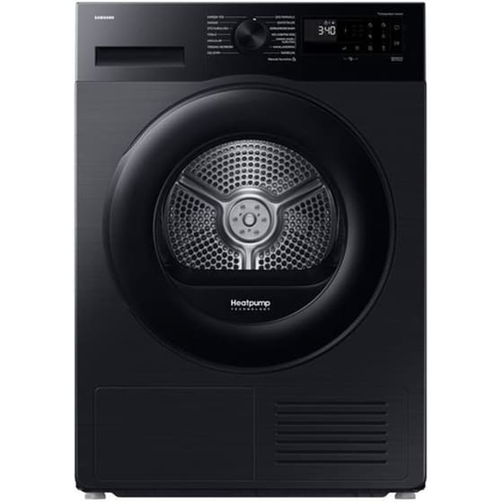 SAMSUNG DV90DG52A0ABLE 9 kg με Αντλία Θερμότητας Μαύρο Στεγνωτήριο Ρούχων image 0