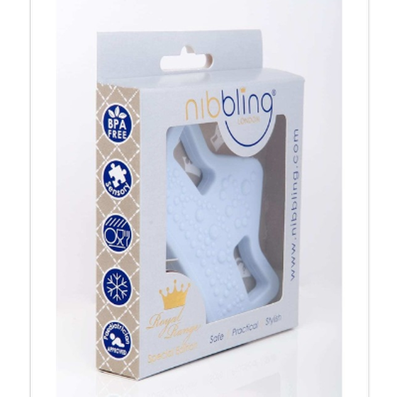 Μασητικό Οδοντοφυίας Nibbling Royal Baby Blue Μπλε Br74225 image 1