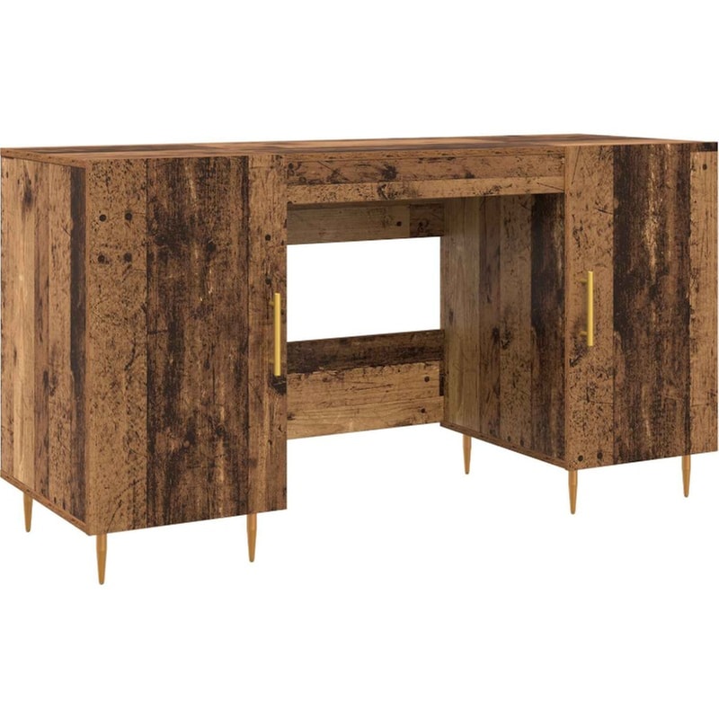 Γραφείο VidaXL από Επεξεργασμένο Ξύλο 140x50x75 cm - Παλιό Ξύλο