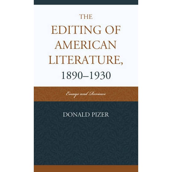 Editing of American Literature, 1890-1930 image 0
