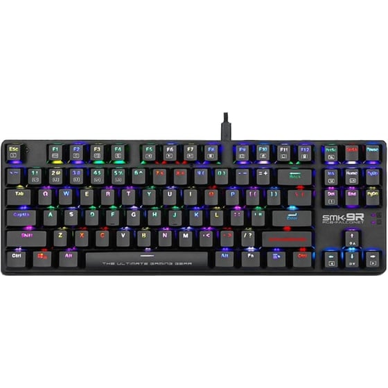 Armaggeddon SMK9RR Falconet Gaming Μηχανικό Ενσύρματο Πληκτρολόγιο Tenkeyless με Outemu Red διακόπτες και RGB  Μαύρο (US) image 0