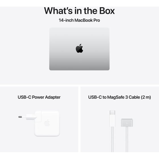 Apple MacBook Pro 14" M4 Chip QHD+ (Apple M4 10 Cores CPU/24GB/1TB SSD/10 Cores GPU/macOS) Silver image 7