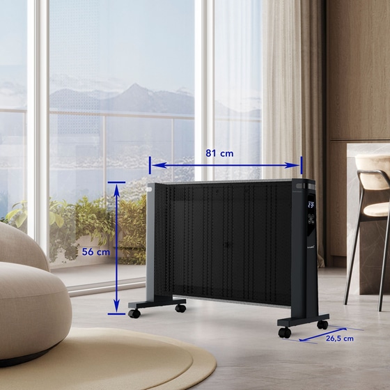 ROHNSON R-087 Θερμοπομπός Δαπέδου 2000W Μαύρος image 5