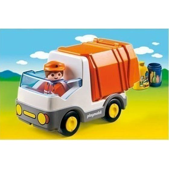 PLAYMOBIL® 1·2·3 Απορριμματοφόρο Όχημα (6774) image 3