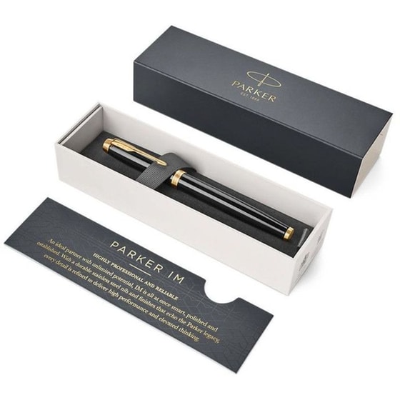 Στυλό Roller Parker I.M. Core Laque Black GT image 3