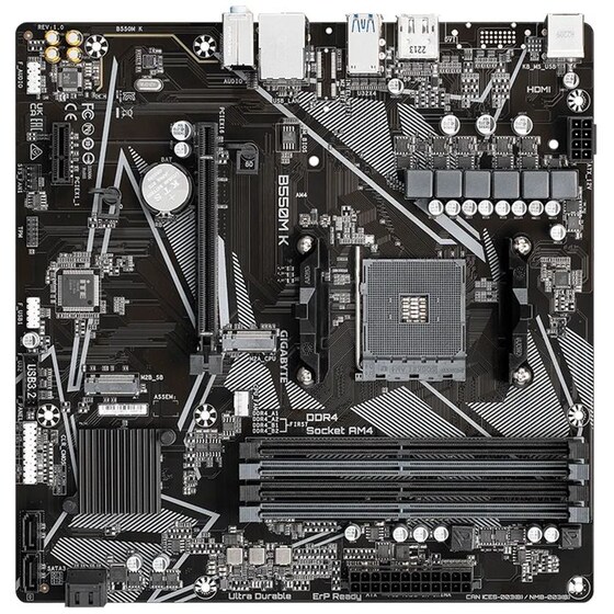Gigabyte B550M K Micro ATX με AMD AM4 Socket (rev. 1.0) image 1