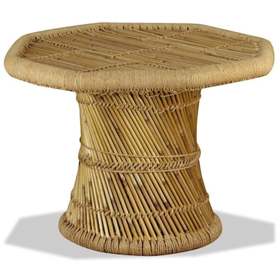 Τραπεζάκι Σαλονιού VidaXL από Μπαμπού 60x60x45cm - Καφέ image 5