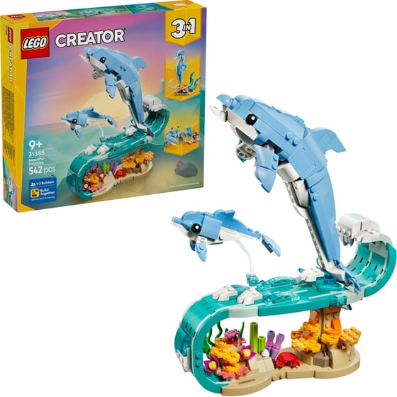 LEGO® Creator Sea Animals: Beautiful Dolphins (31385) image 2