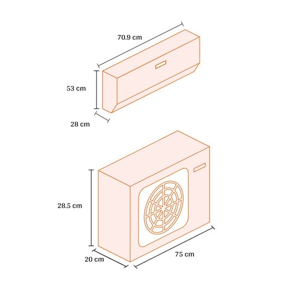 AUX F Series ASW-H12C5E4/FAR3DI Κλιματιστικό Inverter 12.000 BTU A++/A+++ με WiFi image 2