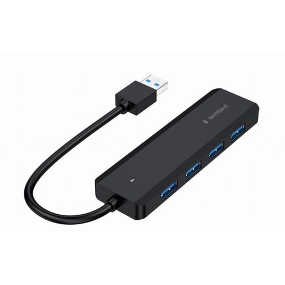 Gembird UHB-U3P4P-02 USB Hub με 4 θύρες USB 3.1 - Μαύρο image 1